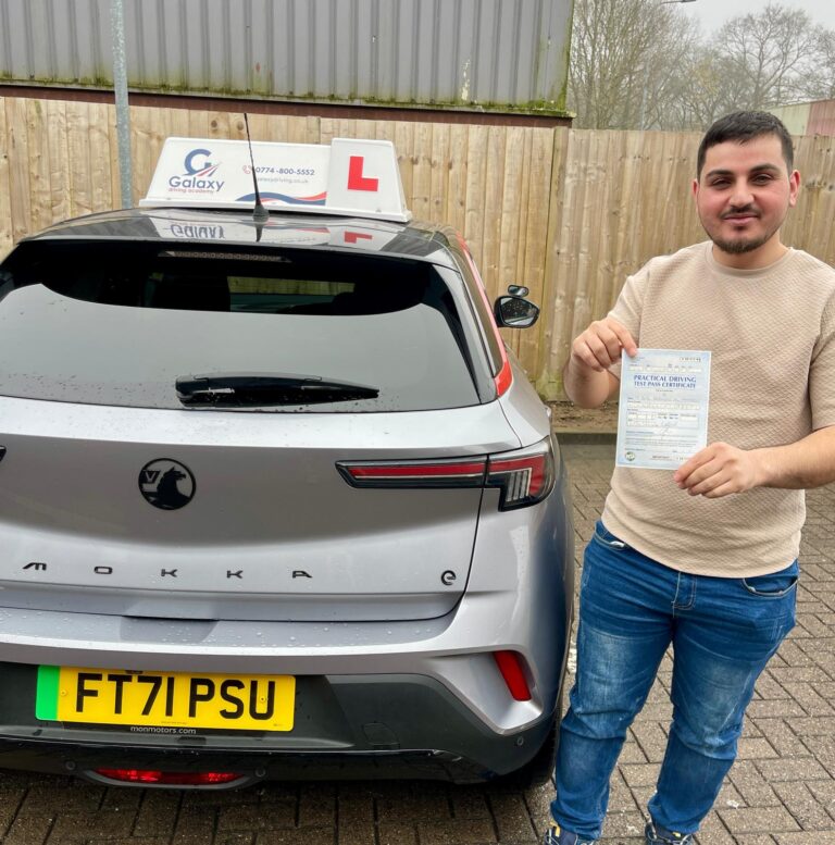 Cardiff driving lessons student pass