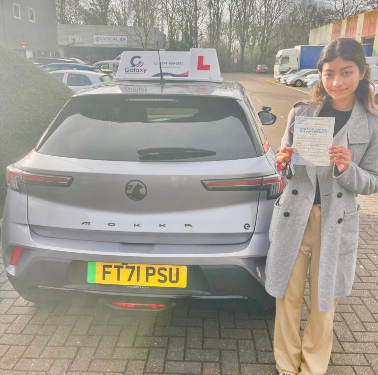 confident driver after passing test Cardiff