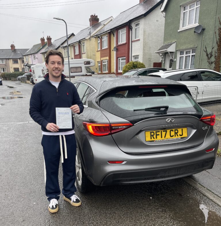 first time driving test pass Cardiff