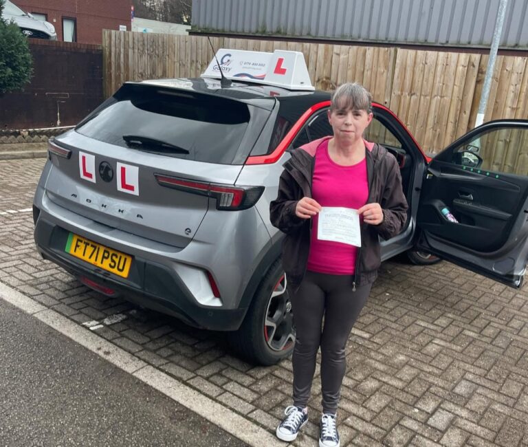 automatic driving test pass Cardiff