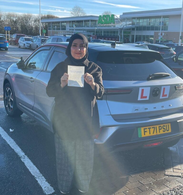 automatic driving learner passed Cardiff